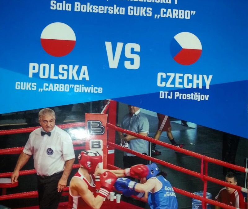 Mecz w Morawsko-Śląskiej  Lidze Bokserskiej ( Gliwice 02.03.2019 )