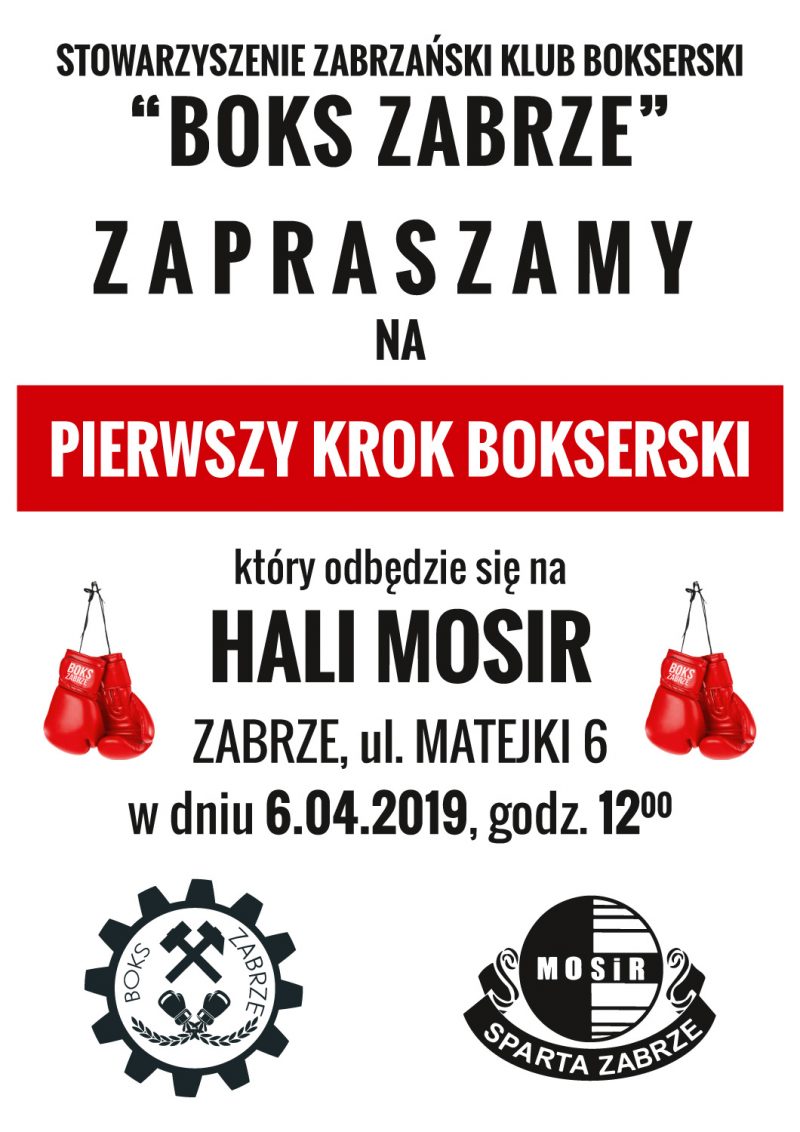 Pierwszy Krok Bokserski w Zabrzu (06.04.2019)