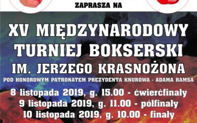 XV Międzynarodowy Turniej Bokserski im. Jerzego Krasnożona ( 8-10.11.2019)